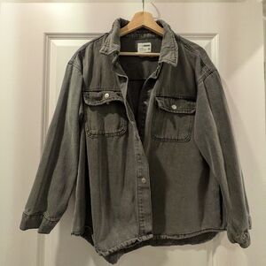Ci Sono Charcoal Denim Jacket